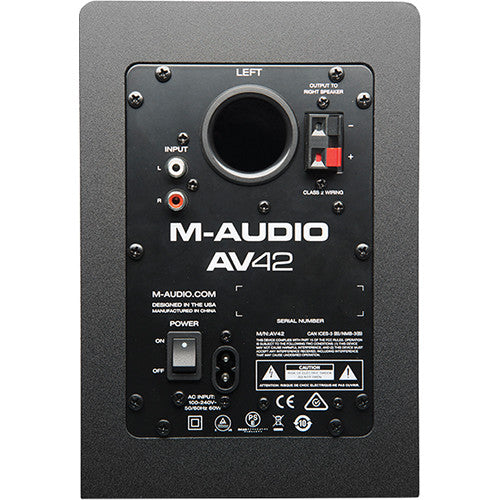 M-Audio AV42 Desktop Speakers for Professional Media Creation (Pair)