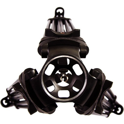 E-Image GA102 Two-Stage Aluminum Tripod with Ground Spreader (100mm Bowl)