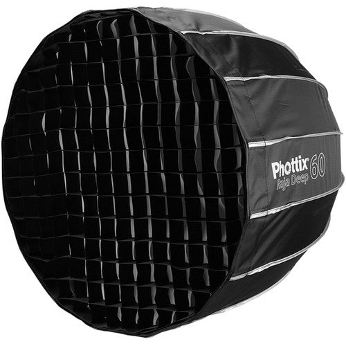 Phottix Raja Deep Parabolic Softbox with Grid (24"")
