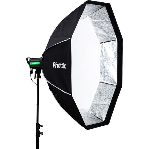 Phottix Small Double-Folding Shoot-Through Umbrella (36"", White)