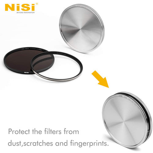 NiSi 82mm Top and Bottom Metal Stack Caps for 82mm Filters