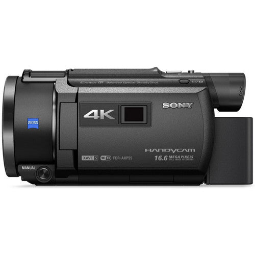 Sony 64GB FDR-AXP55 4K Handycam with Built-In Projector (PAL)