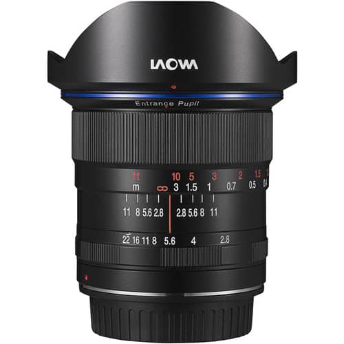 Venus Optics Laowa 12mm f/2.8 Zero-D Lens for Nikon F (Black)