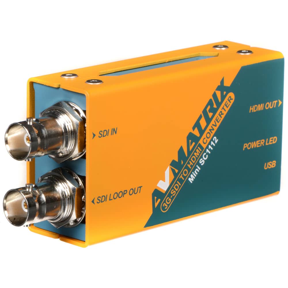 AV Matrix Mini 3G-SDI to HDMI Pocket-Size Broadcast Converter SC1112