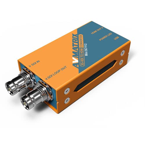 AV Matrix Mini 3G-SDI to HDMI Pocket-Size Broadcast Converter SC1112