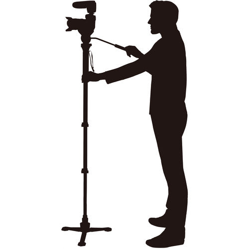 Libec Hands-Free Monopod Kit with TH-X Pan-and-Tilt Video Head and Bowl Clamp