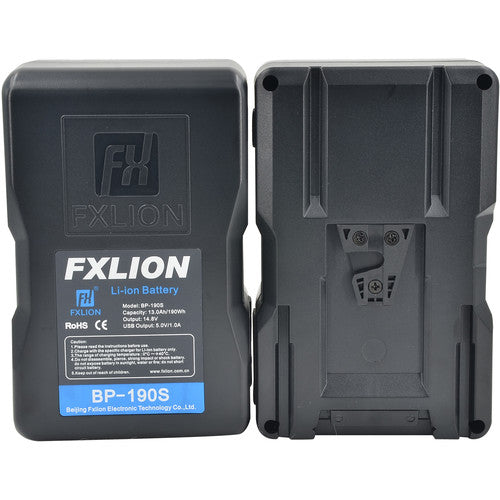 Fxlion BP-190S Cool Black Battery - 14.8V / 190Wh V-Mount Battery