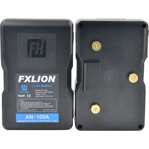 Fxlion AN-100A Cool Black Battery - 14.8V / 98Wh Gold-Mount Battery