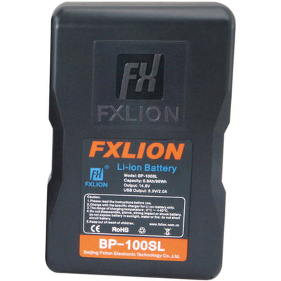 Fxlion BP-100SL Cool Blue Battery - 14.8V / 98Wh V-Mount Battery