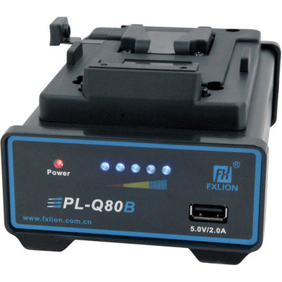 Fxlion PL-Q80B Single-Channel V-Mount and BP Li-Ion Battery