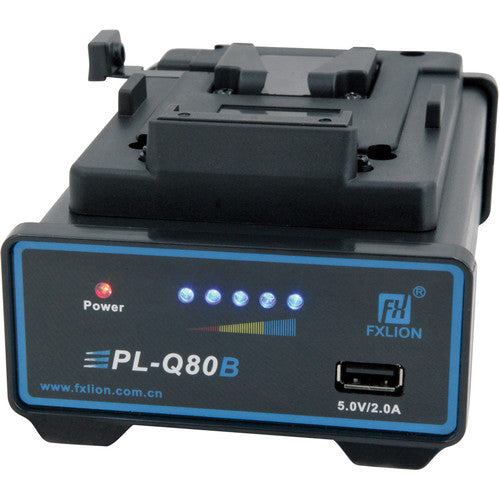Fxlion PL-Q80B Single-Channel V-Mount and BP Li-Ion Battery