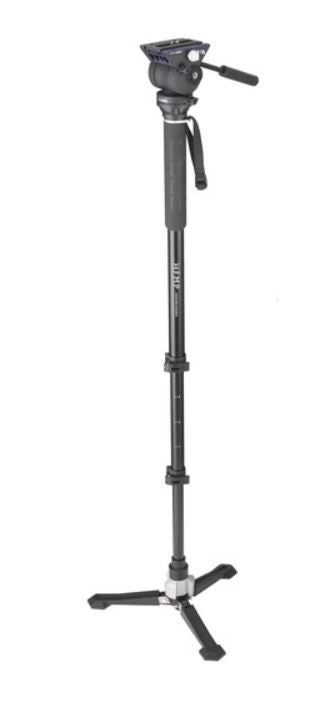 Libec Hands-Free Monopod Kit with TH-X Pan-and-Tilt Video Head and Bowl Clamp