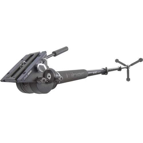 Libec Hands-Free Monopod Kit with TH-X Pan-and-Tilt Video Head and Bowl Clamp
