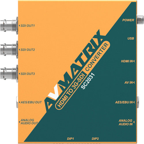 AVMATRIX SC2031 HDMI/AV to 3G-SDI Scaling Converter