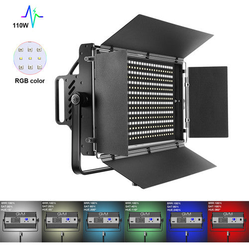 GVM 110S RGB LED Studio Video Light Panel