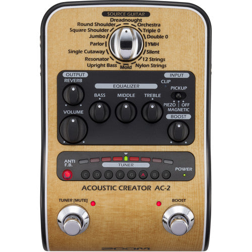 Zoom AC-2 Acoustic Creator Pedal