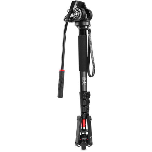 GVM G175 Aluminum 5-Section Monopod with Video Fluid Head