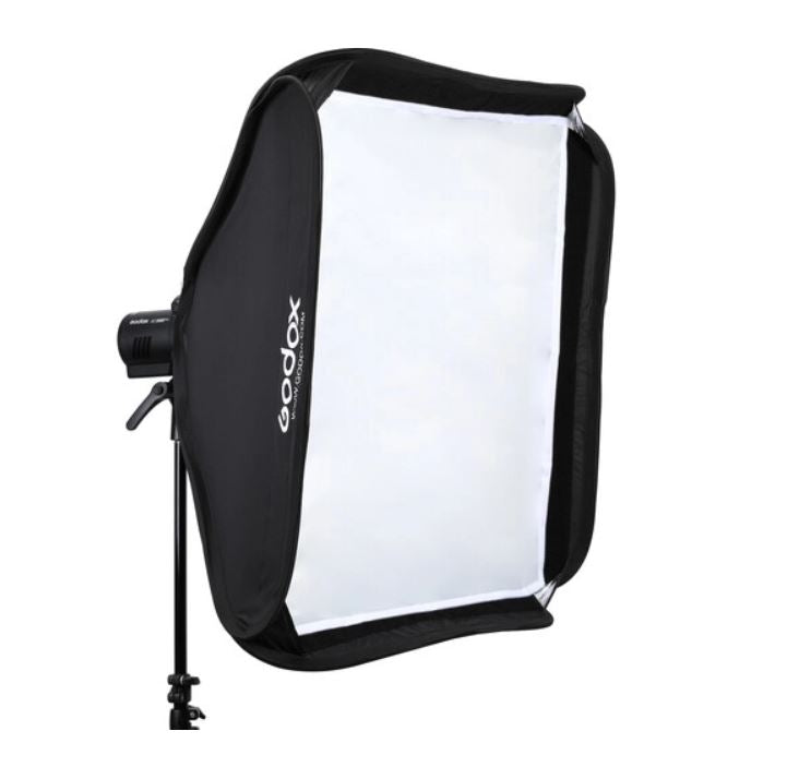 Godox S2 Bowens Mount Bracket with Softbox &amp; Carrying Bag Kit (31.5 x 31.5"")