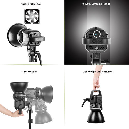 GVM LS-P80S-1 LED Light Kit with Umbrella