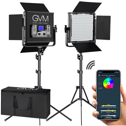 GVM 50RS2L RGB 2-Light Kit