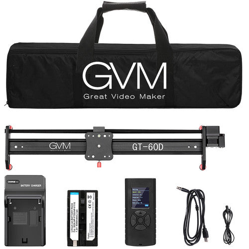 GVM GT-60D Professional Video Aluminum Alloy Motorized Camera Slider (23"")
