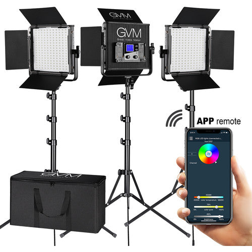 GVM 50RS-3L RGB 3-Light Kit