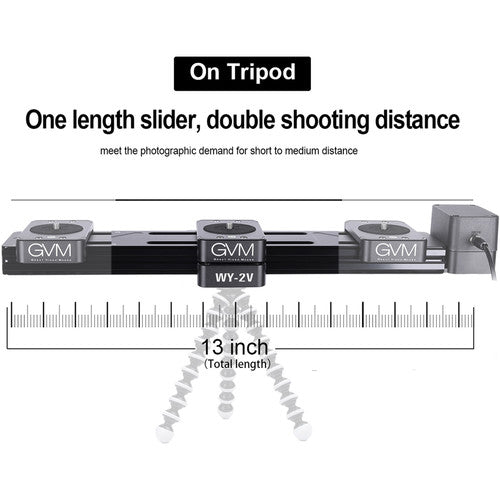GVM WY-2V Portable Mini Motorized Camera Slider
