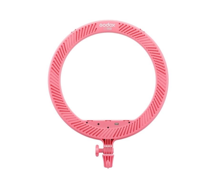 Godox Bi-Color 18"" LED Ring Light (Pink)