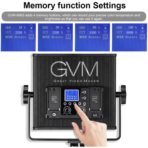 GVM 896S Bi-Color LED 2-Panel Kit