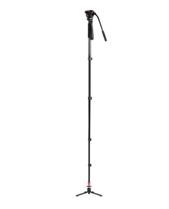 GVM G175 Aluminum 5-Section Monopod with Video Fluid Head