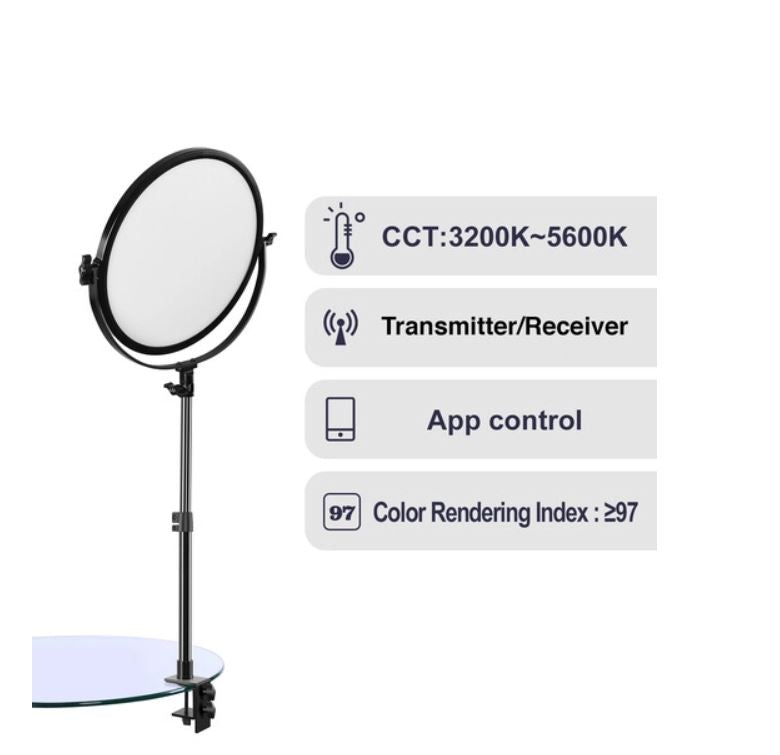 GVM LED Light Bi-Color Edge Video Led Soft Light (15"")