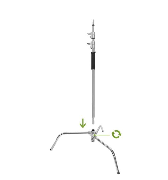 GVM C330 Turtle-Base C-Stand &amp; Grip Arm Kit (10.5')