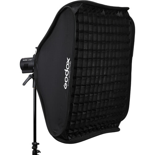 Godox S2 Bowens Mount Bracket with Softbox &amp; Carrying Bag Kit (31.5 x 31.5"")