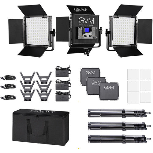 GVM 50RS-3L RGB 3-Light Kit