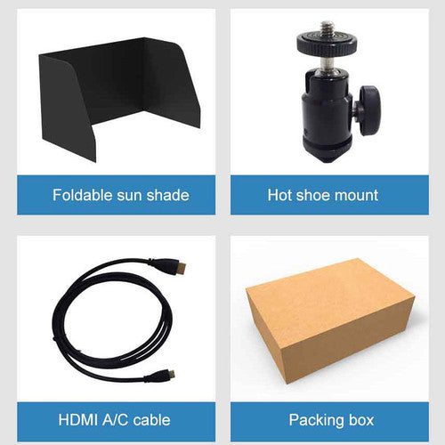 GyroVu Lightweight 5"" On-Camera HDMI Monitor with Carbon Fiber Clamp for DJI Ronin Series