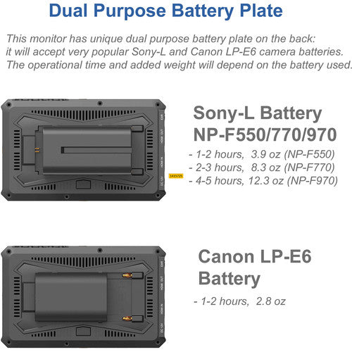 GyroVu Ultra Lightweight 5"" On-Camera Monitor