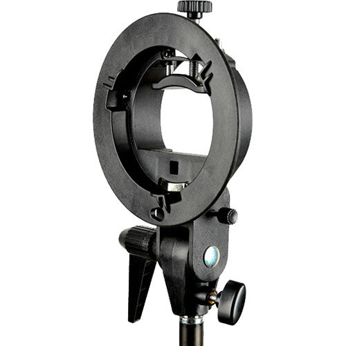 Godox S-Type Bowens Mount Flash Bracket with Softbox and Grid Kit (23.6 x 23.6"")