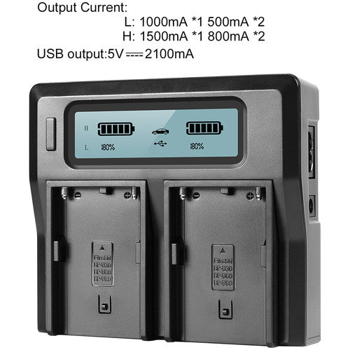 GVM BP-U65 5600mAh Battery with Charger for Sony PMW / PXW Series Cameras