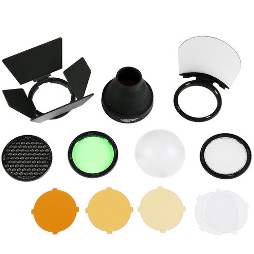Godox AD200 TTL Pocket Flash Kit with Round Head and Modifiers