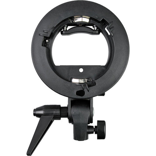 Godox S-Type Bowens Mount Flash Bracket with Softbox and Grid Kit (31.5 x 31.5"")