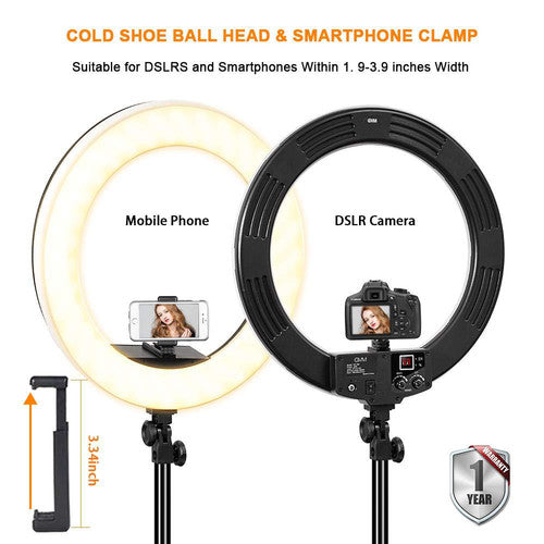 GVM HD-18S Bi-Color LED Ring Light (18"")