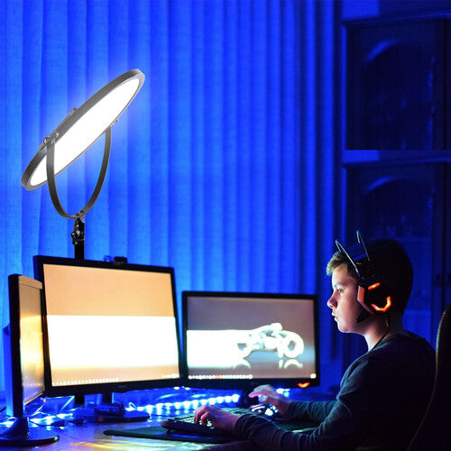 GVM LED Light Bi-Color Edge Video Led Soft Light (15"")
