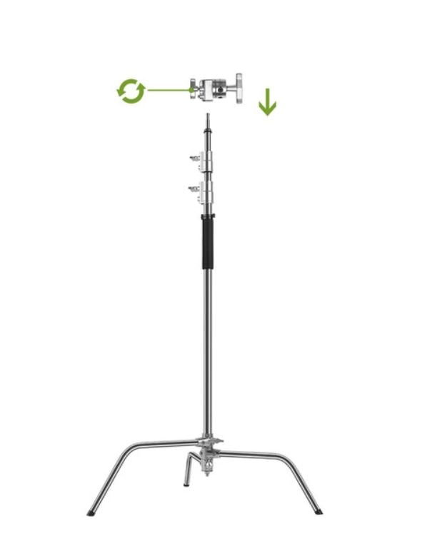 GVM C330 Turtle-Base C-Stand &amp; Grip Arm Kit (10.5')