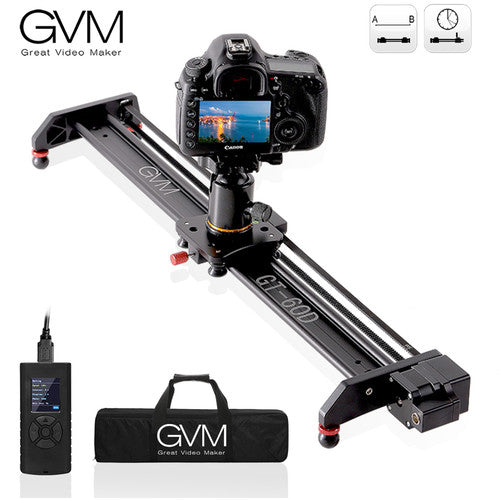 GVM GT-60D Professional Video Aluminum Alloy Motorized Camera Slider (23"")