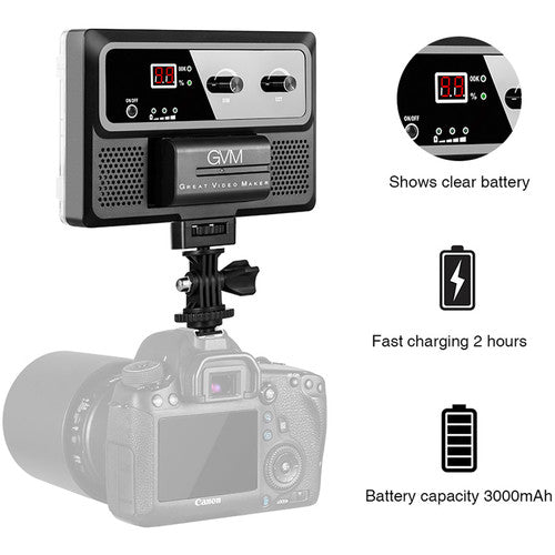GVM-10S On-Camera Video Light