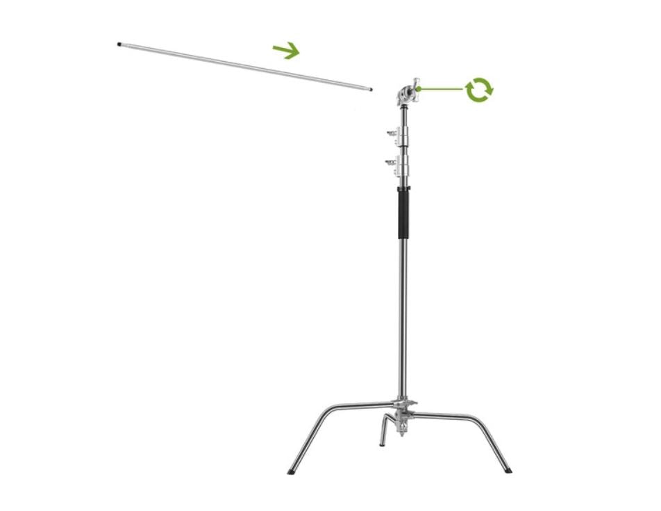 GVM C330 Turtle-Base C-Stand &amp; Grip Arm Kit (10.5')