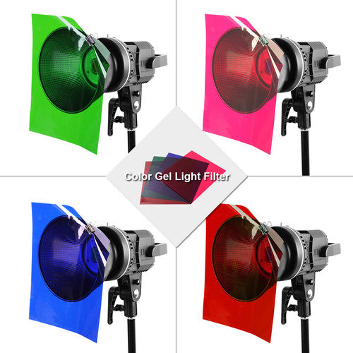 GVM LS-P80S-2D LED 2-Light Kit with Filters