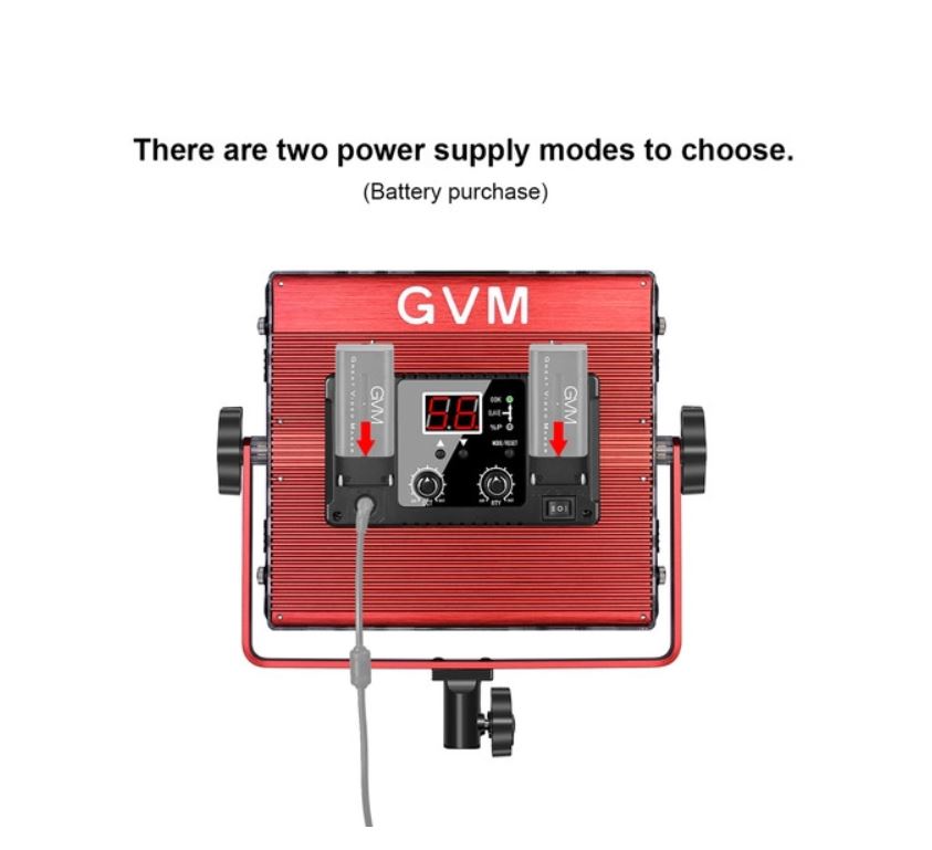 GVM MB832-2L Bi-Color LED 2-Light Kit with Stands