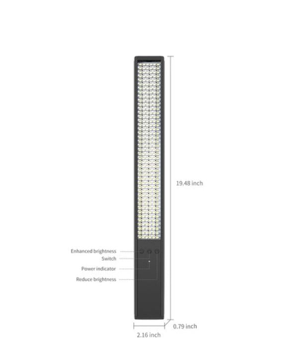 GVM TD-JY258 Portable Handheld Photography and Video LED Light Wand