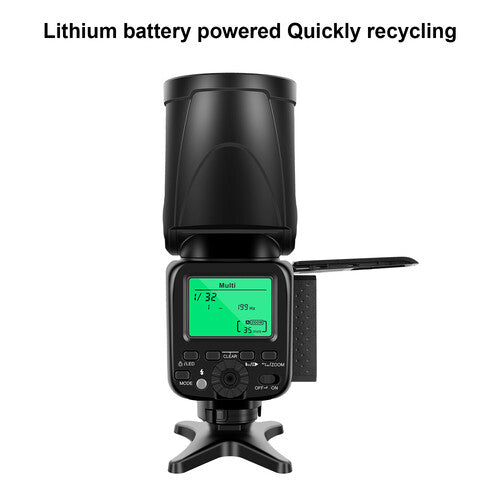 GVM Y1 TTL Li-Ion Flash For Canon Nikon Cameras